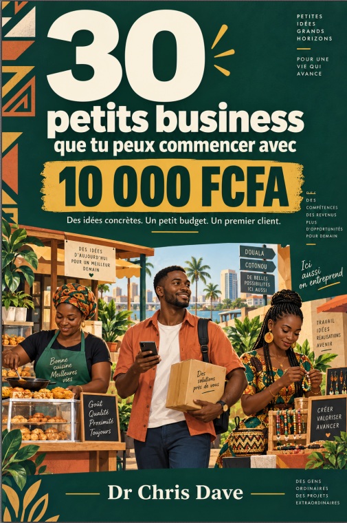 30 petits business que tu peux commencer avec 10 000 FCFA